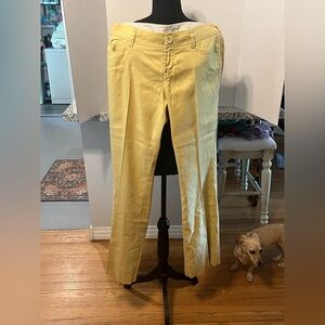Vintage Anthropologie Level 99 Mustard Trousers